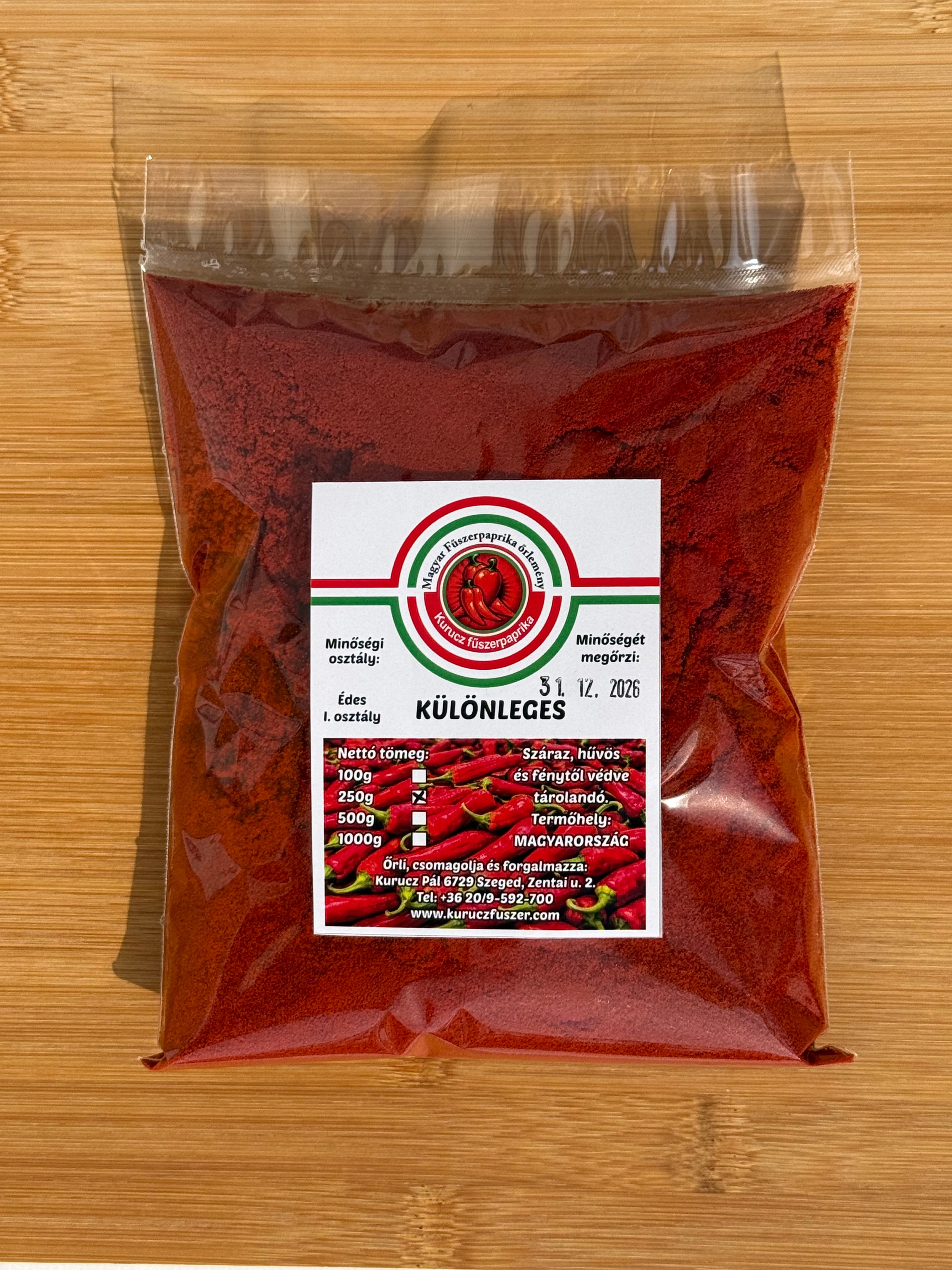 Különleges,édes fűszerpaprika  250g