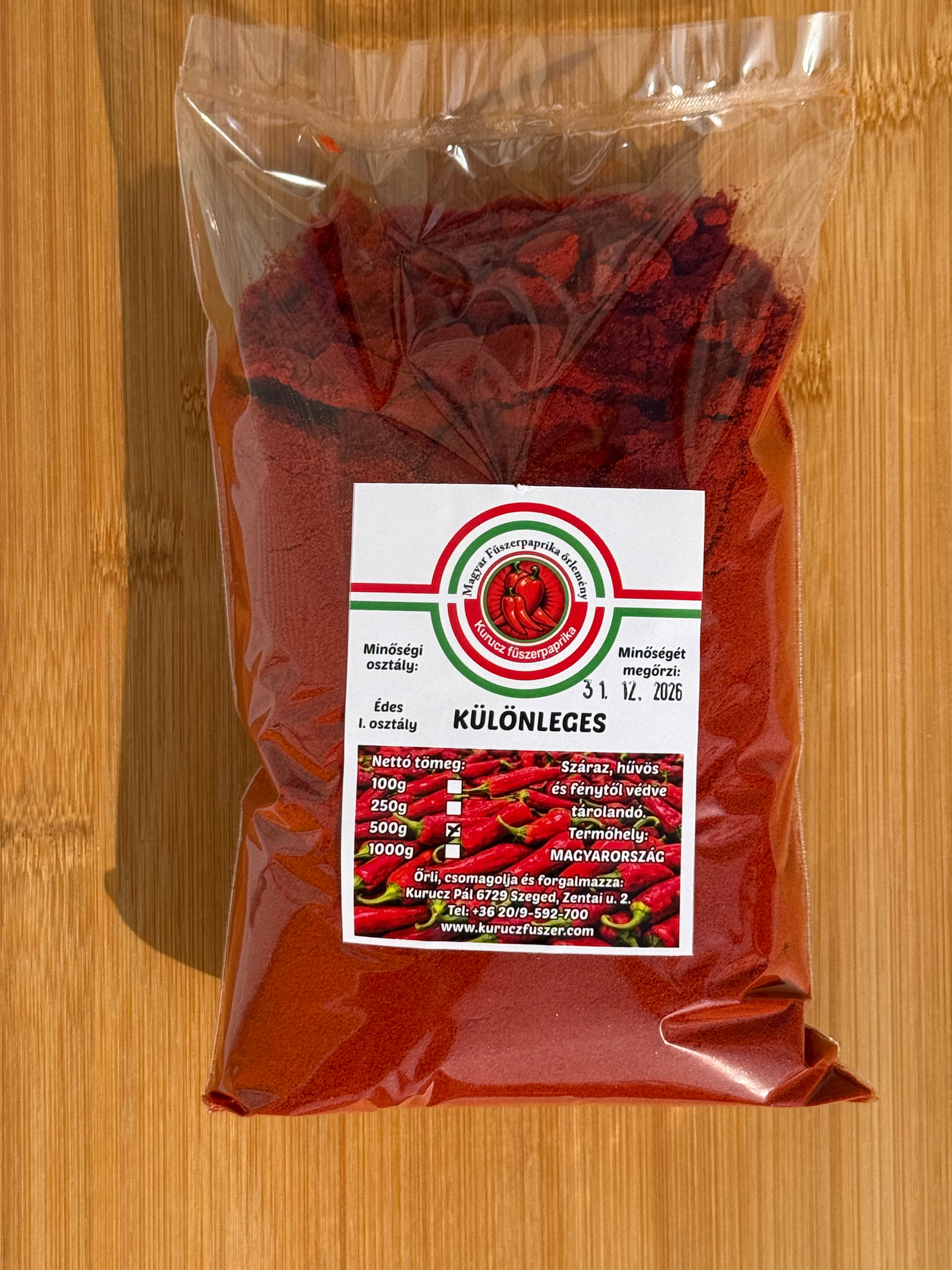 Különleges,édes fűszerpaprika 500g