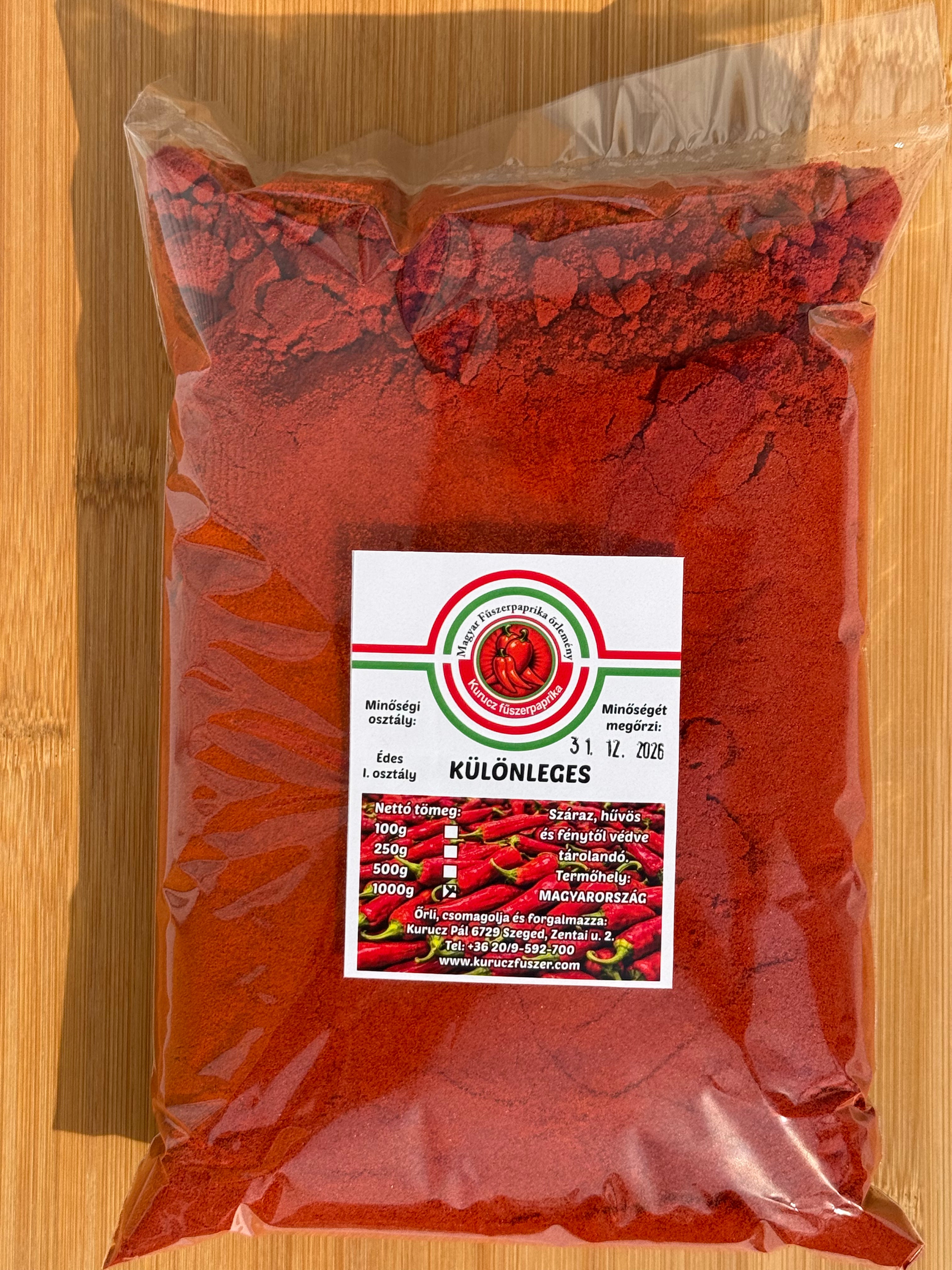 Különleges édes fűszerpaprika 1000g