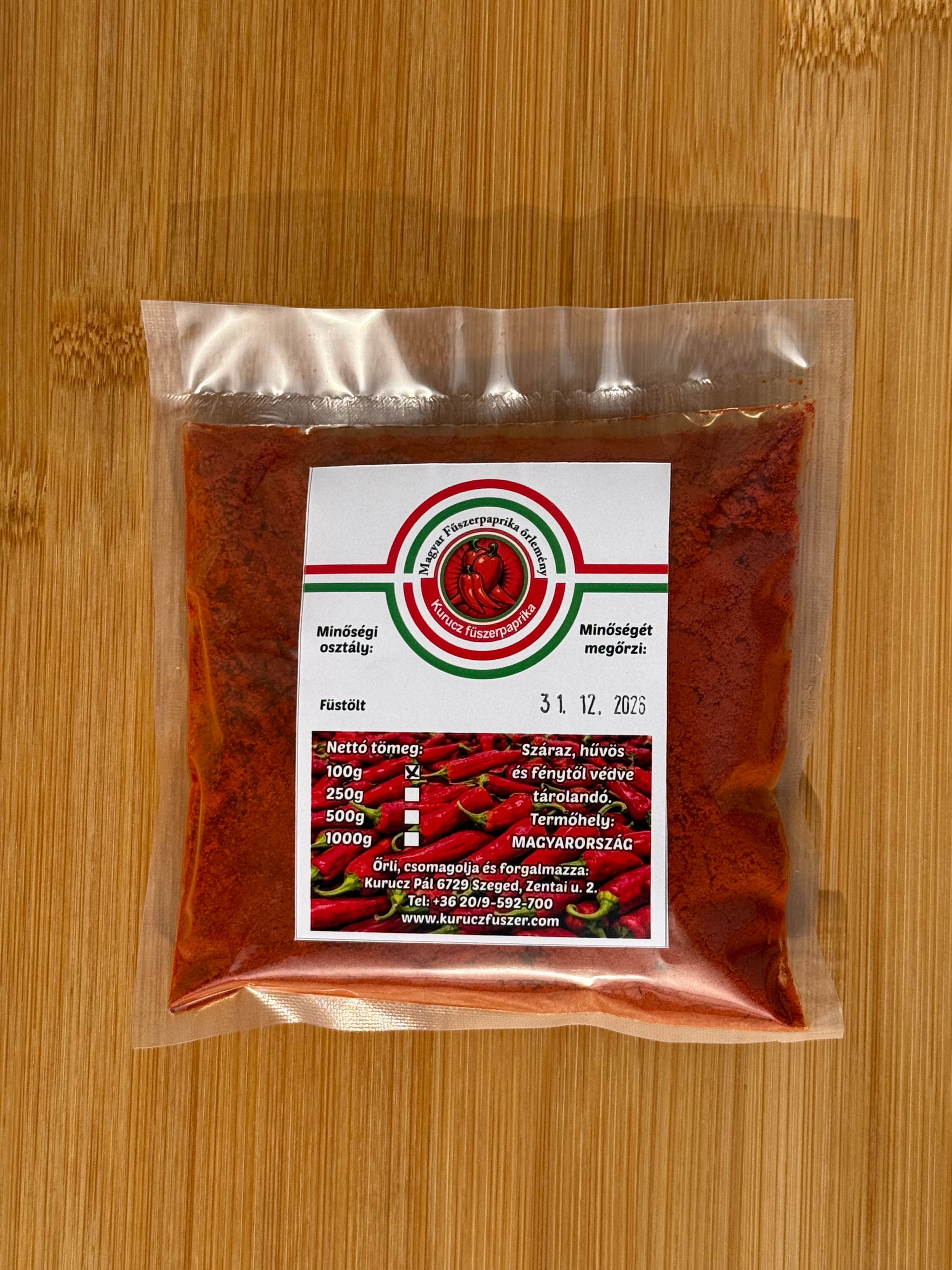 Füstölt paprika 100g
