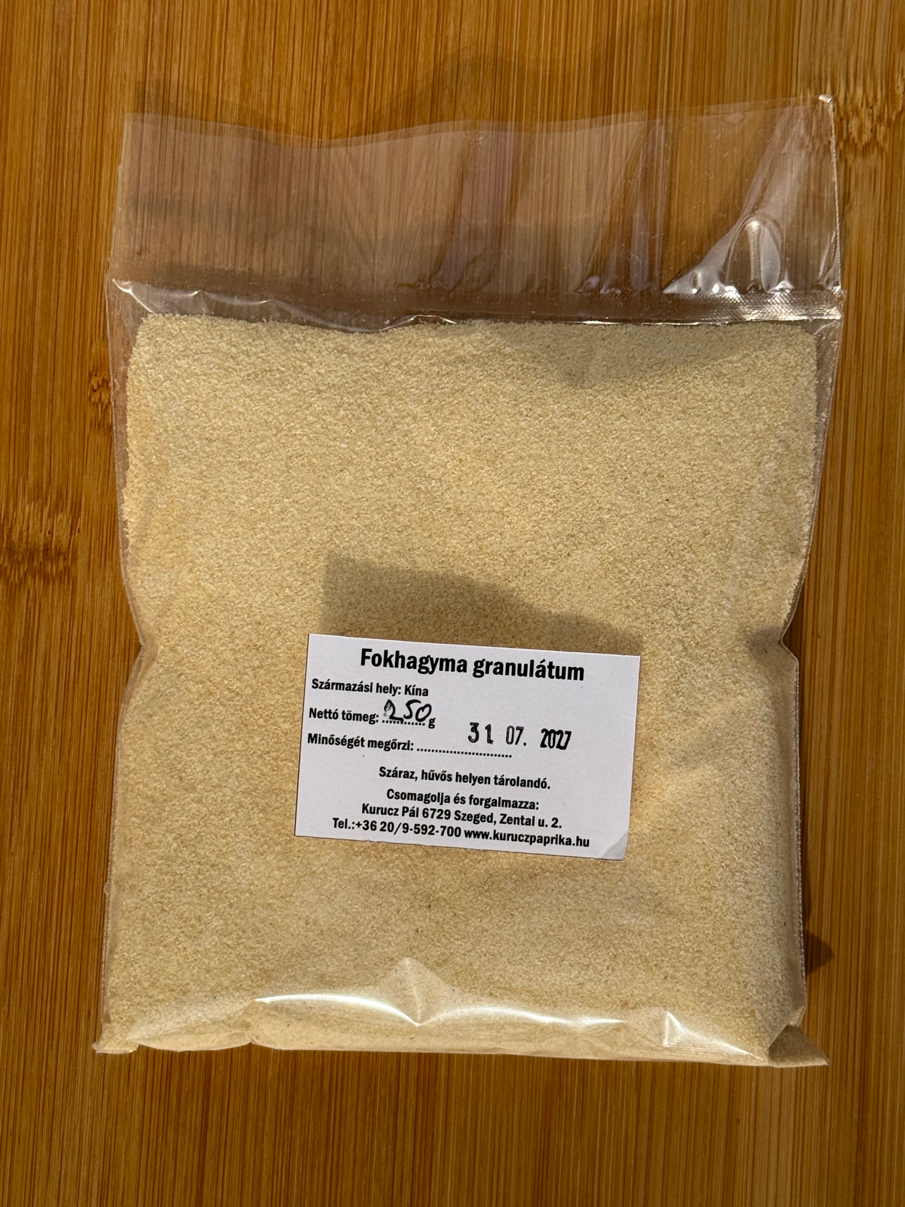 Fokhagyma granulátum  250g