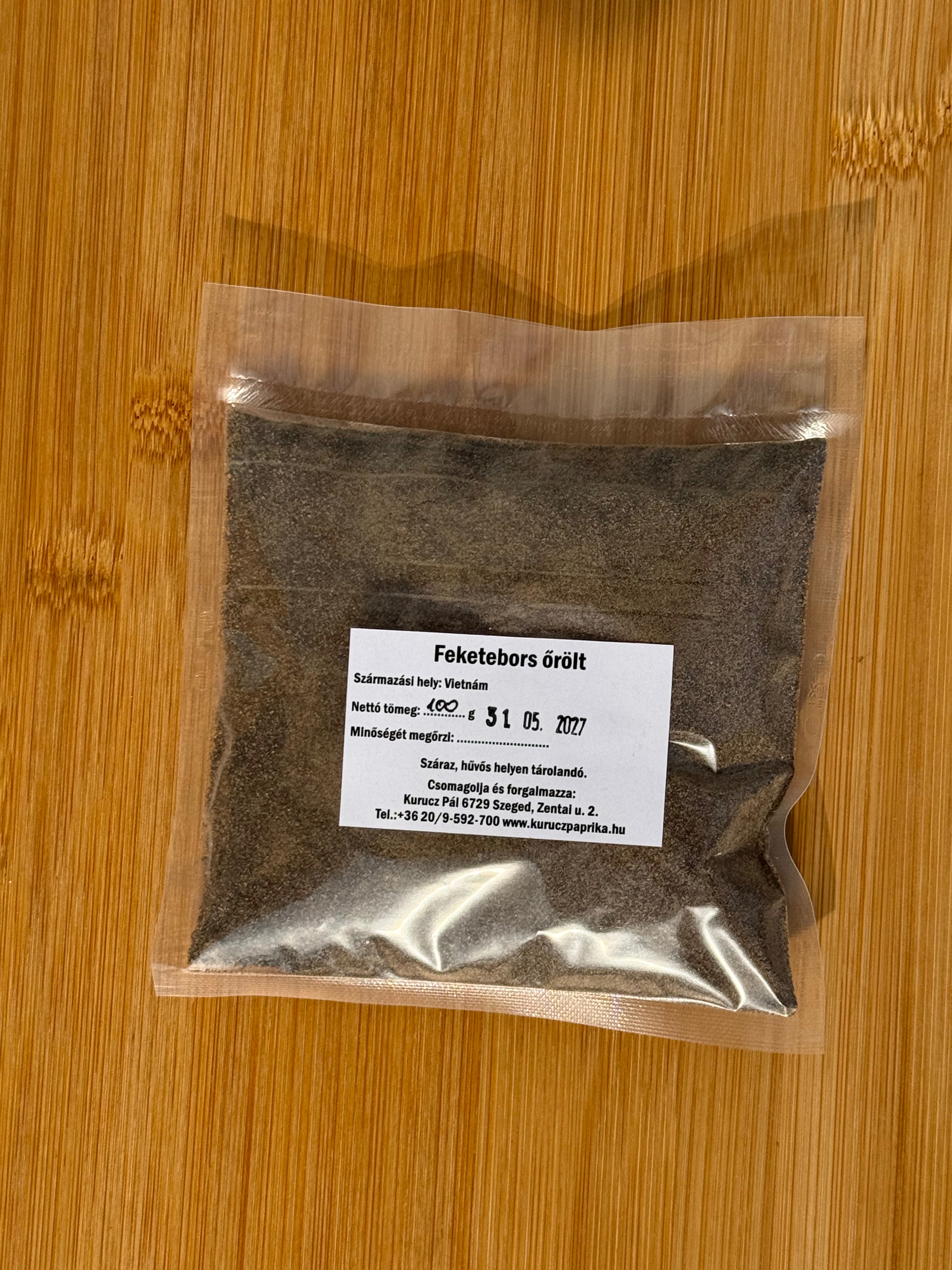 Őrölt feketebors 100g