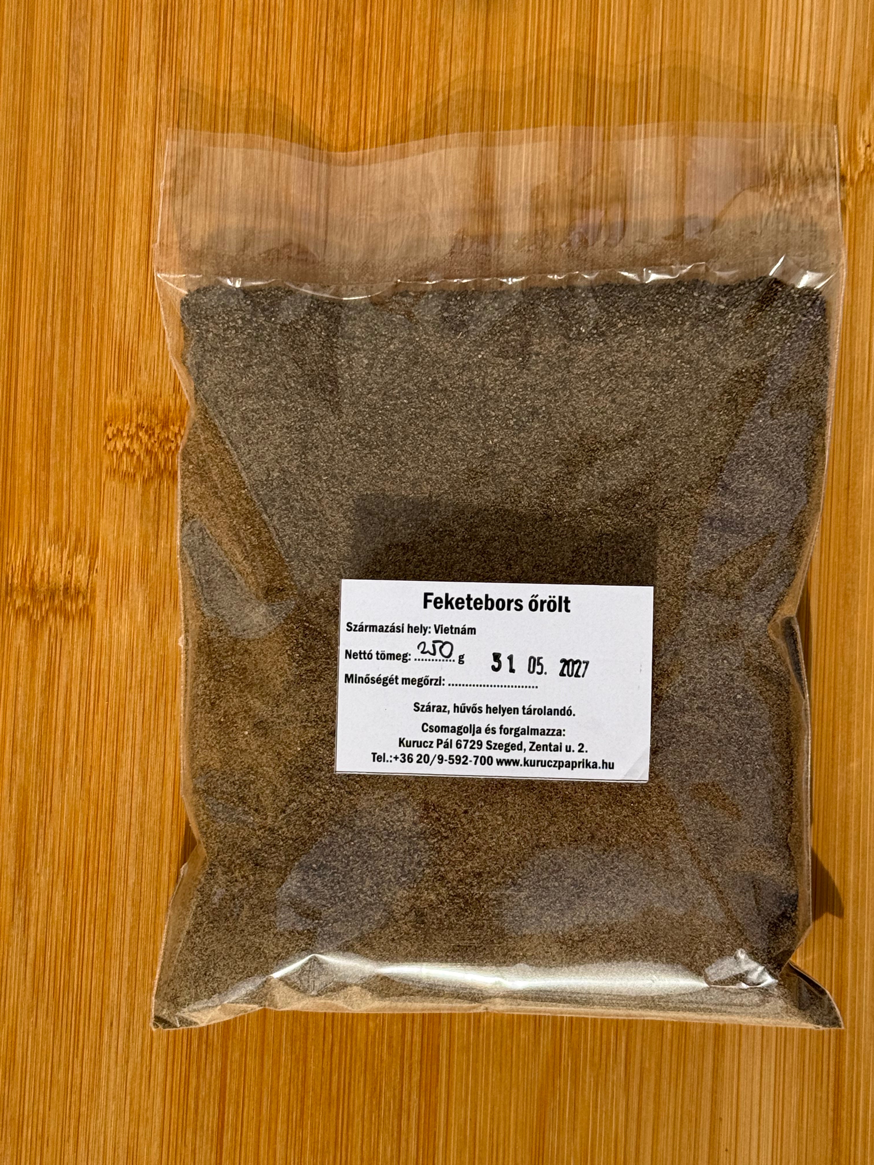 Őrölt feketebors 250g