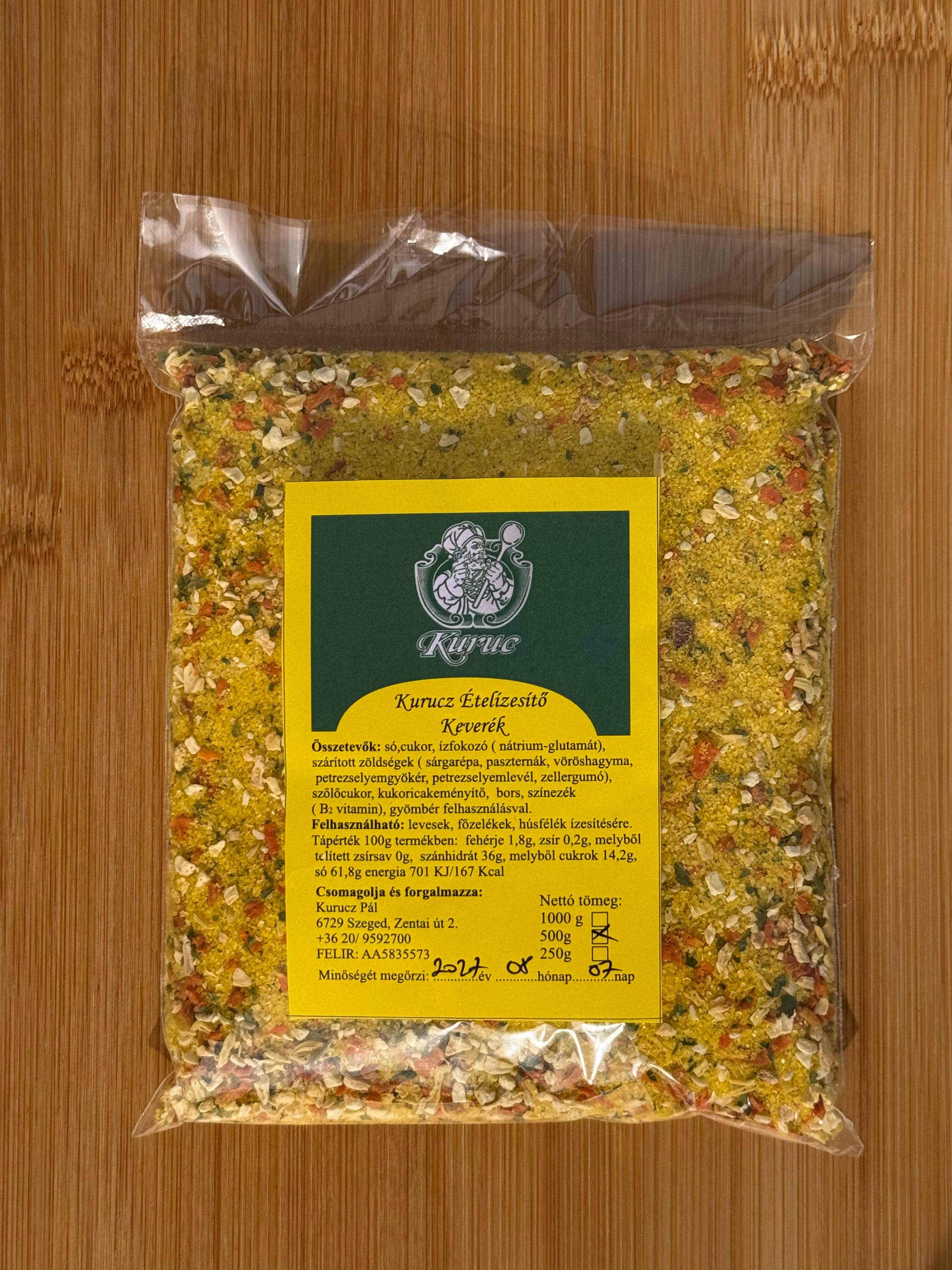 Kurucz ételízesítő – családi recept alapján 500g